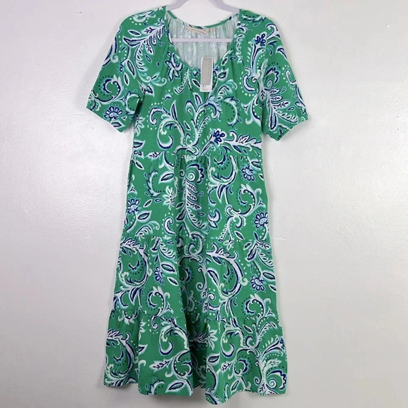 Soft Surroundings New Women’s Small Petite Stretchy Pockets llana Midi Dress - Picture 1 of 8